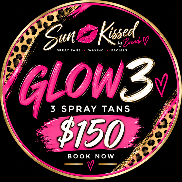 3 GLOW Spray Tans at Sun Kissed in Gainesville, TX